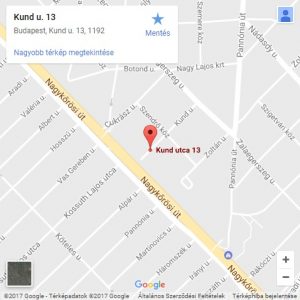 Google Budapest térkép